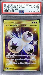 Pokemon Giapponese SM10 116/095 Tripla Accelerazione Energia 2019 PSA 10 43025311 - Foto 1 di 2