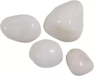 Harmonize White Moonstone Tumbled Natural Reiki Healing Stones- 4 Pieces - Picture 1 of 3