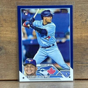 Gabriel Moreno #169 2023 Topps Royal Blue Toronto Blue Jays Rookie Baseball Card - Picture 1 of 2