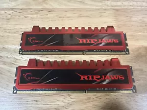 RipJaws G.Skill DDR3-1333 PC3-10666 Memory- 8GB (2 x 4GB) F3-10666CL9D-8GBRL - Picture 1 of 3