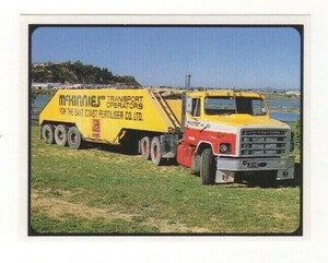 Sanitarium NZ  Big Rigs 1983. #07 McKinnie Transport International phosphate
