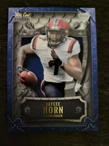 Wild Card 2021 mate Jaycee Horn RC BLUE CHASE SP Weekend Warrior - Imagen 1 de 2