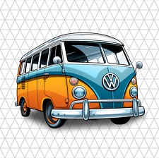 Cool Van PNG Clip Art Sublimation Design Digital Download Clipart