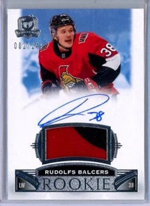 2019-20 The Cup #89 Rudolfs Balcers RC PACTH AUTO /249 - Ottawa Senators - Picture 1 of 2