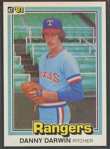 1981 Donruss #147 Danny Darwin Texas Rangers