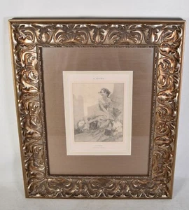 Alphonse Mucha Octobre Le Depaprt Des Hirondelles Illustration Art Image 7 x 9 - Picture 1 of 6