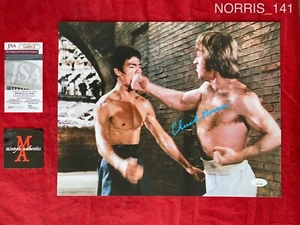 Chuck Norris autographed signed 11x14 photo Karate JSA COA Bruce Lee - Picture 1 of 1