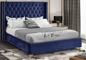 Cama de Matrimonio Contenedor Moderno Ecopiel Pana beta - Imagen 1 de 12
