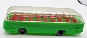 Autobus giocattolo vintage UOMO top trasparente plastica verde Germania Ovest retrò anni 60 M.A.N - Foto 1 di 7