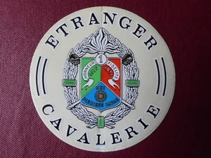 AUFKLEBER FRANZÖSISCHE ARMEE FREMDENLEGION 1. REC AUSLÄNDISCHES REGIMENT KAVALLERIE - Bild 1 von 2