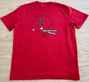 Herren Under Armour Cincinnati Bearcats Football Vintage Helm T-Shirt Erwachsene XL - Bild 1 von 14