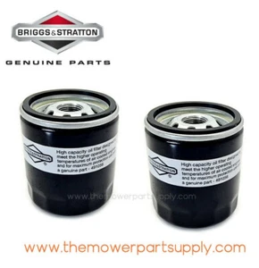 491056 Filtro de aceite Briggs & Stratton genuino 3,5" de alto FABRICANTE DE EQUIPOS ORIGINALES Juego de 2 - Imagen 1 de 5