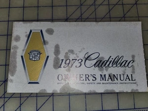 1973 Cadillac Owners Manual Original - Picture 1 of 1