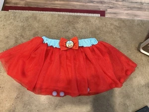 Disney Kids Thing 1 & 2 Girls Skirt Size 4-6 Red - Picture 1 of 5