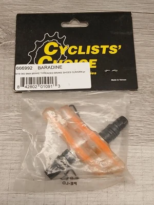 Pastillas de freno Cyclists' Choice Bardine MTB-960 BMX - naranja, amarillo, verde lima Foto 1 de 2