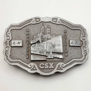 CSX Railroad Gürtelschnalle L&N Nashville Division Vintage 1987 - Bild 1 von 3