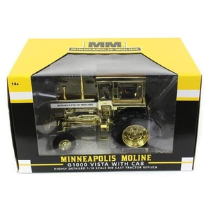 Gold Chrome Unit 1/16 Detailed Minneapolis Moline G1000 Vista 2WD Cab Dal-005-A - Picture 1 of 1