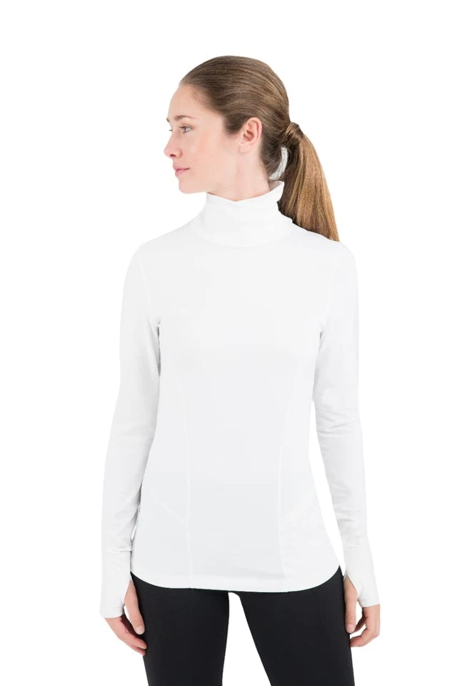 Women's Cloud Nine 4-Way Stretch Brushed Turtle Neck Top Shirt - Imagem 1 de 4