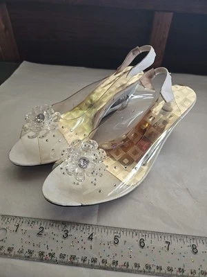 Zapatos con flores blancas/claras Foto 1 de 4