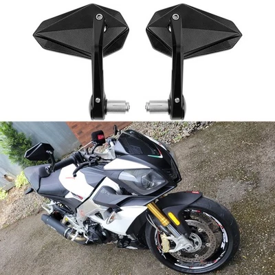 Espejos retrovisores de extremo de manillar de 7/8"-1"" para Aprilia Tuono V4 R 1100 660 457 125 Foto 1 de 4