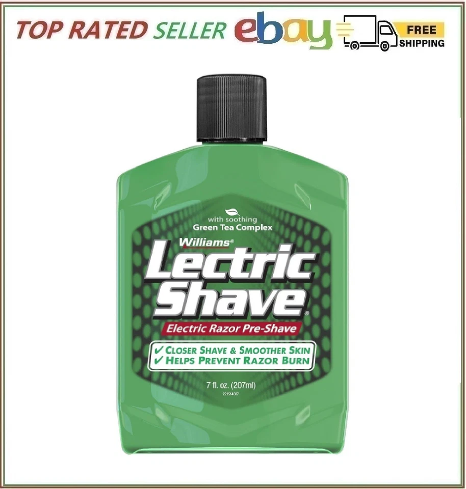 Williams Lectric Shave Electric Razor Pre-Shave 7 OZ