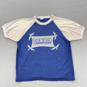 Vintage Pomoja Zeta Phi Beta Sorority Shirt Mens Medium Blue White Soffe USA 70s - Picture 1 of 7