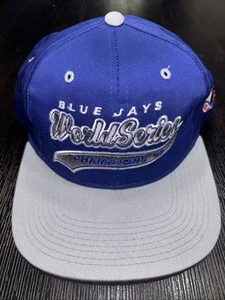 Vintage Toronto Blue Jays Starter 1992 World Series Champs Script SnapBack Hat - Picture 1 of 8