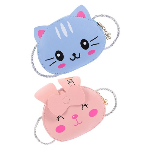 BOYY Borsa a tracolla singola cartone animato 2 pezzi portamonete ragazza carina borsa a tracolla