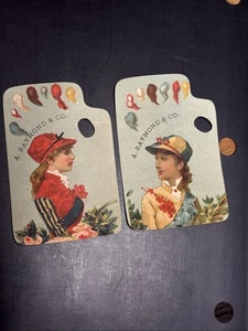 Antique Victorian Trade Card Advertising - A. Raymond & Co - NY. U440 - Picture 1 of 2