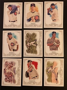 2012 Topps Allen & Ginter Chicago Cubs Team Set 9 Cards With SP - Picture 1 of 1