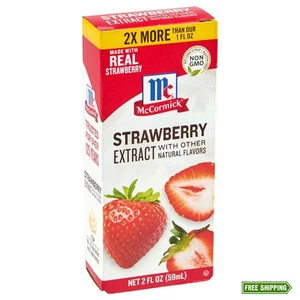 McCormick Strawberry Extract with Natural Flavors, 2 fl oz - Picture 1 of 8