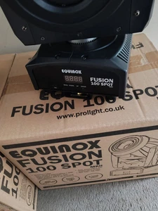 Pair Of Equinox Fusion 100 Spot MKII LED Beam Gobo Colours, 80W, Moving Head, DJ - Picture 1 of 3