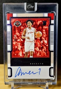 2023-24 Amen Thompson Panini One And One On Card Auto /35 Rookie RC Sealed Gem - Picture 1 of 6
