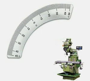 CNC Milling Machine Parts 45° Degree Scale Angle Plate Micrometer For Bridgeport - Picture 1 of 5