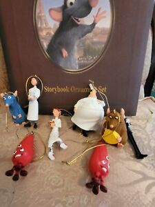 ratatouille disney storybook ornament set