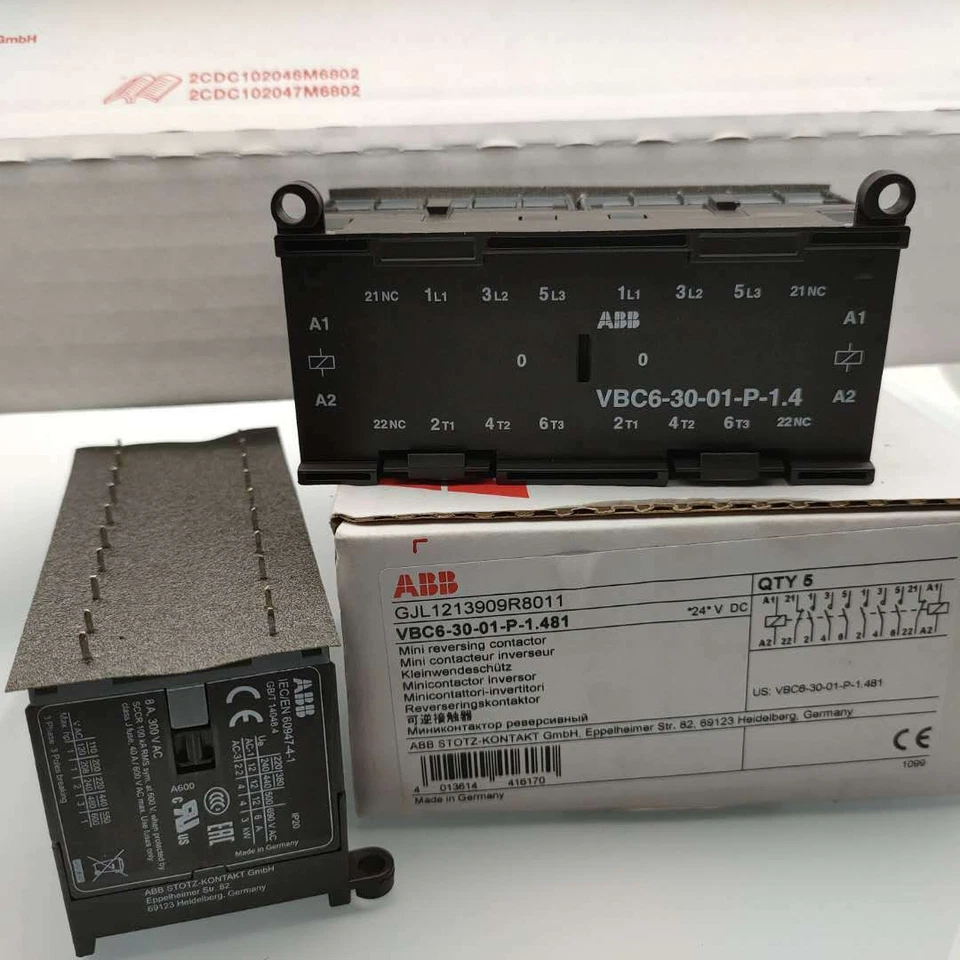 VBC6-30-01-P-1.4 Plug-in Reversible Contactor 8A 300VAC - Image 1 of 1