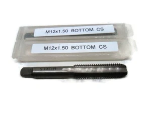 M12 x 1,50 Metrisch Kohlenstoffstahl Bodengewindebohrer Handgewindebohrer 2 Stück Posten M12 x 1,5 - Bild 1 von 1