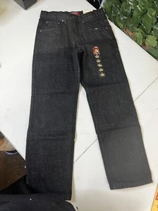 NWT Arizona Jean Co Straight Leg Boys 10 Original Reg. Black Sits Below Waist - Picture 1 of 4