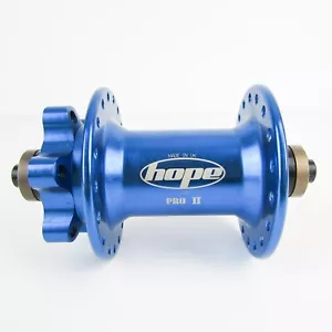 Buje delantero para bicicleta de montaña Hope Pro II 2 azul 36H disco sin refuerzo - Imagen 1 de 16