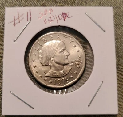 Susan B. Anthony 1979 P. DDO/DDR & Error Filled Mint Mark & Initials. #10 - Image 1 of 4