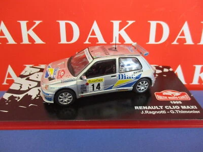Die cast 1/43 Modellino Auto Renault Clio Maxi Rally Monte Carlo 1995 J.Ragnotti - Immagine 1 di 4