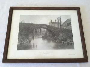 Gravure - Pont de Betharram Par Eugène CICÉRI (1813-1890) XIXeme - Picture 1 of 9
