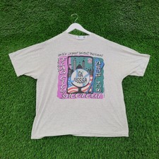 Vintage 1997 USSSA GA Fastpitch Softball Shirt XL 23x29 Heathered Gray League