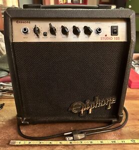 Vintage Epiphone Studio 10S Black Practice Starter Guitar Amplifier 19 Watts