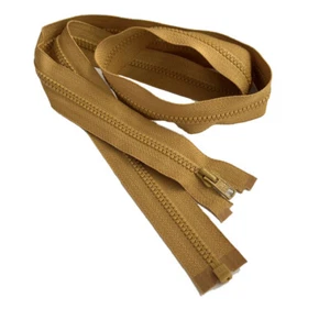 YKK #3 35" Molded Plastic Light Weight Jacket Zipper Separating Made in USA - Picture 1 of 165