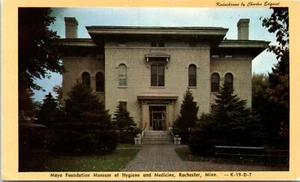 Minnesota Postcard Mayo Foundation Museum of Hygiene Medicine Rochester MN - Bild 1 von 2