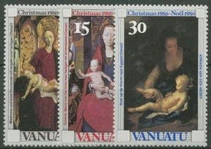 Vanuatu 1980 Cuadro Navidad 595/97 MNH. - Imagen 1 de 1