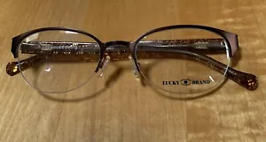 Lucky Brand Eyeglass Frame - REW Eyewear Co - COASTAL - 49-18-135 - BROWN - Z - Picture 1 of 8