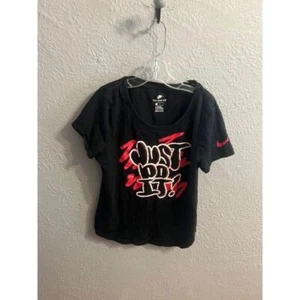 Girls black Nike short sleeve T-shirt size large - Picture 1 of 5