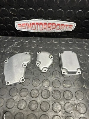 2001 - 2006  Suzuki RM250 RM 250 Cylinder Power Valve Cover Set Vapor Blasted!!! - Image 1 of 4